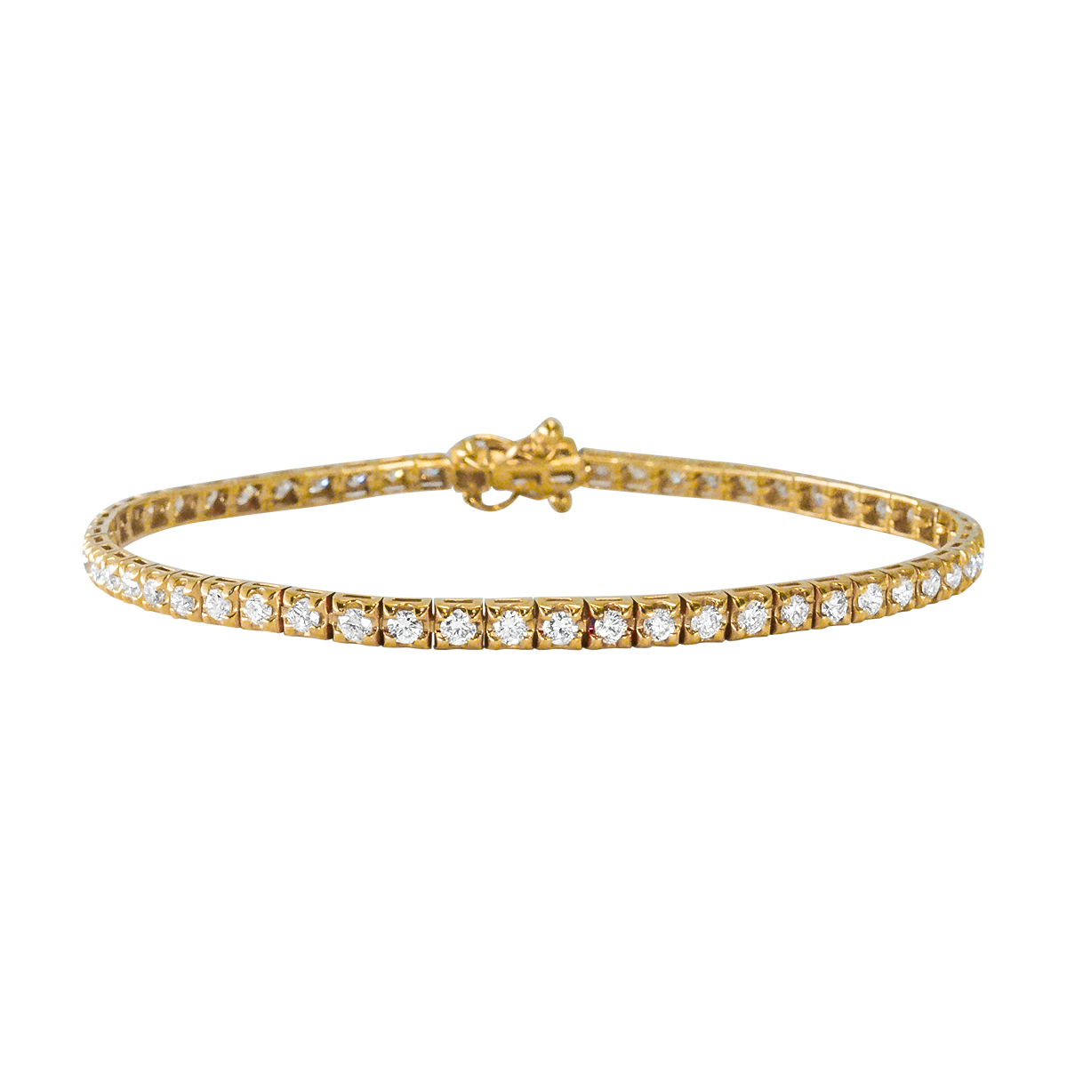 18 K ΧΡΥΣΟ ΒΡΑΧΙΟΛΙ ΡΙΒΙΕΡΑ ΜΕ ΔΙΑΜΑΝΤΙΑ (BR 2.01 CT) BR01642