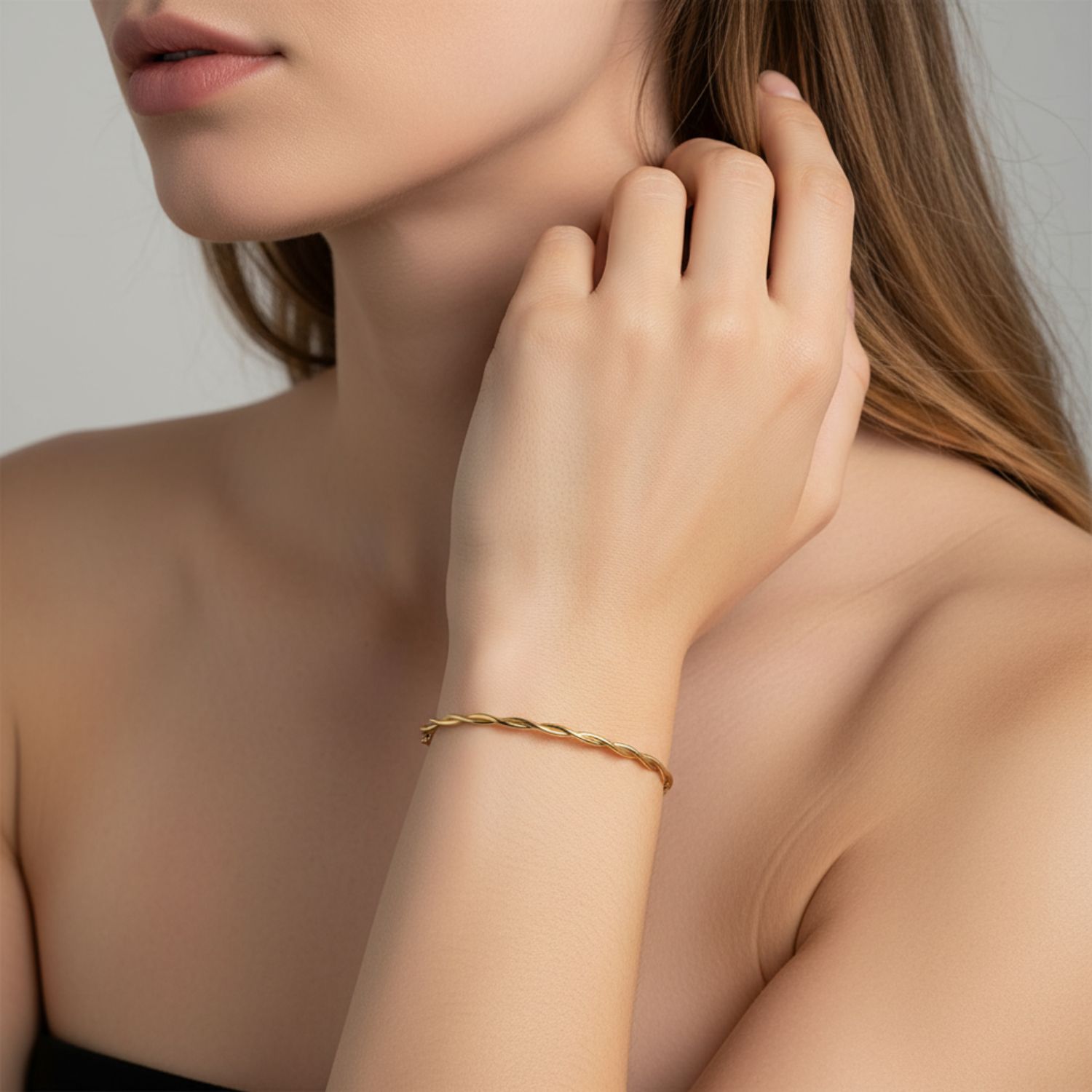 Βραχιόλι Aurelia Twist από Χρυσό 14 Καρατίων
