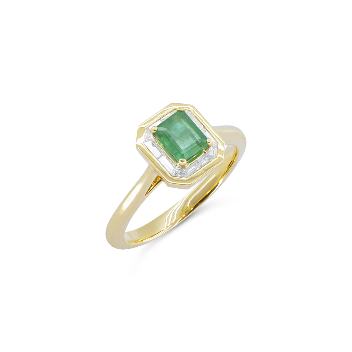 Δαχτυλίδι 18K με Σμαράγδι 0,64ct