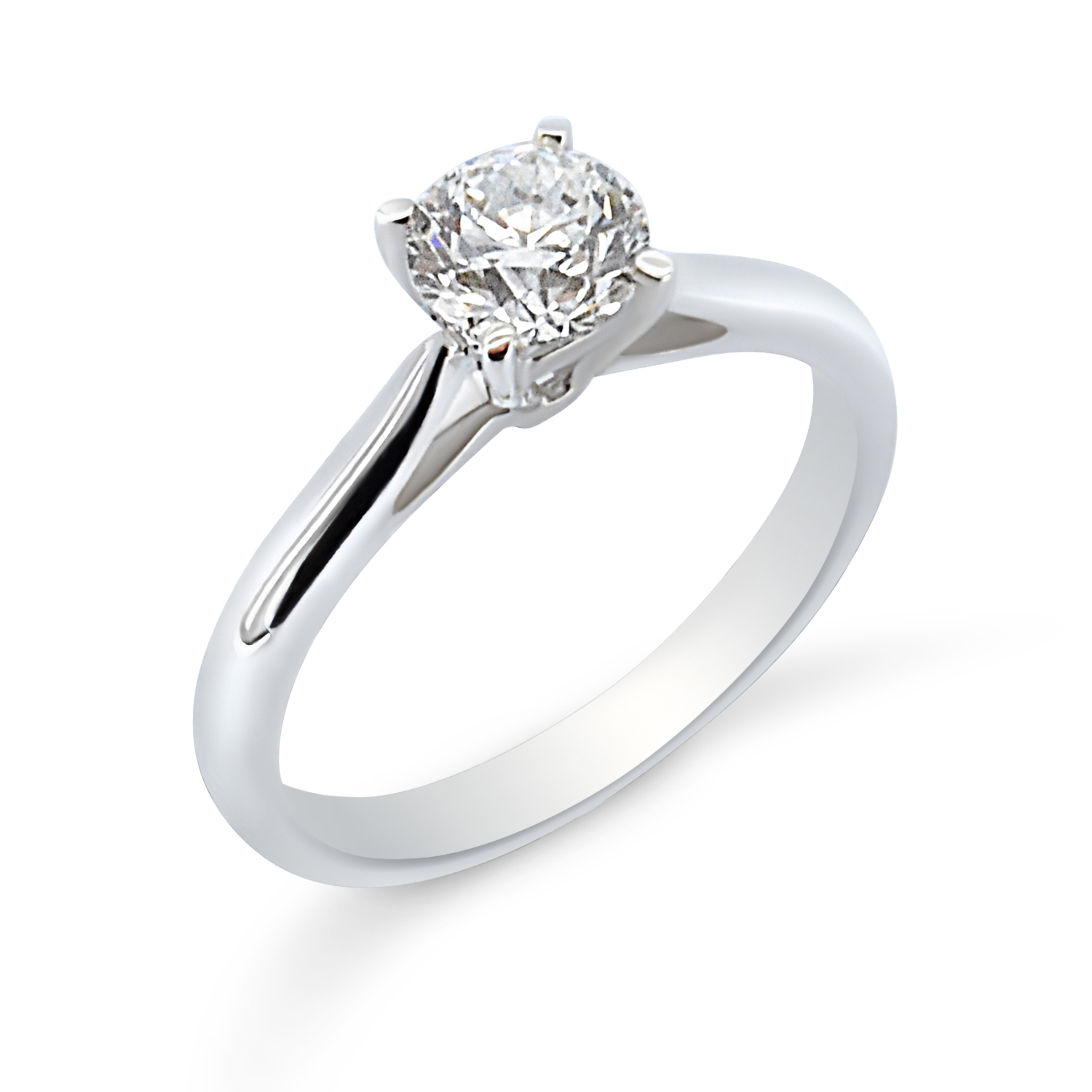 Δαχτυλίδι 18 Καρατίων με Φυσικό Διαμάντι 0.90ct F/VS2
