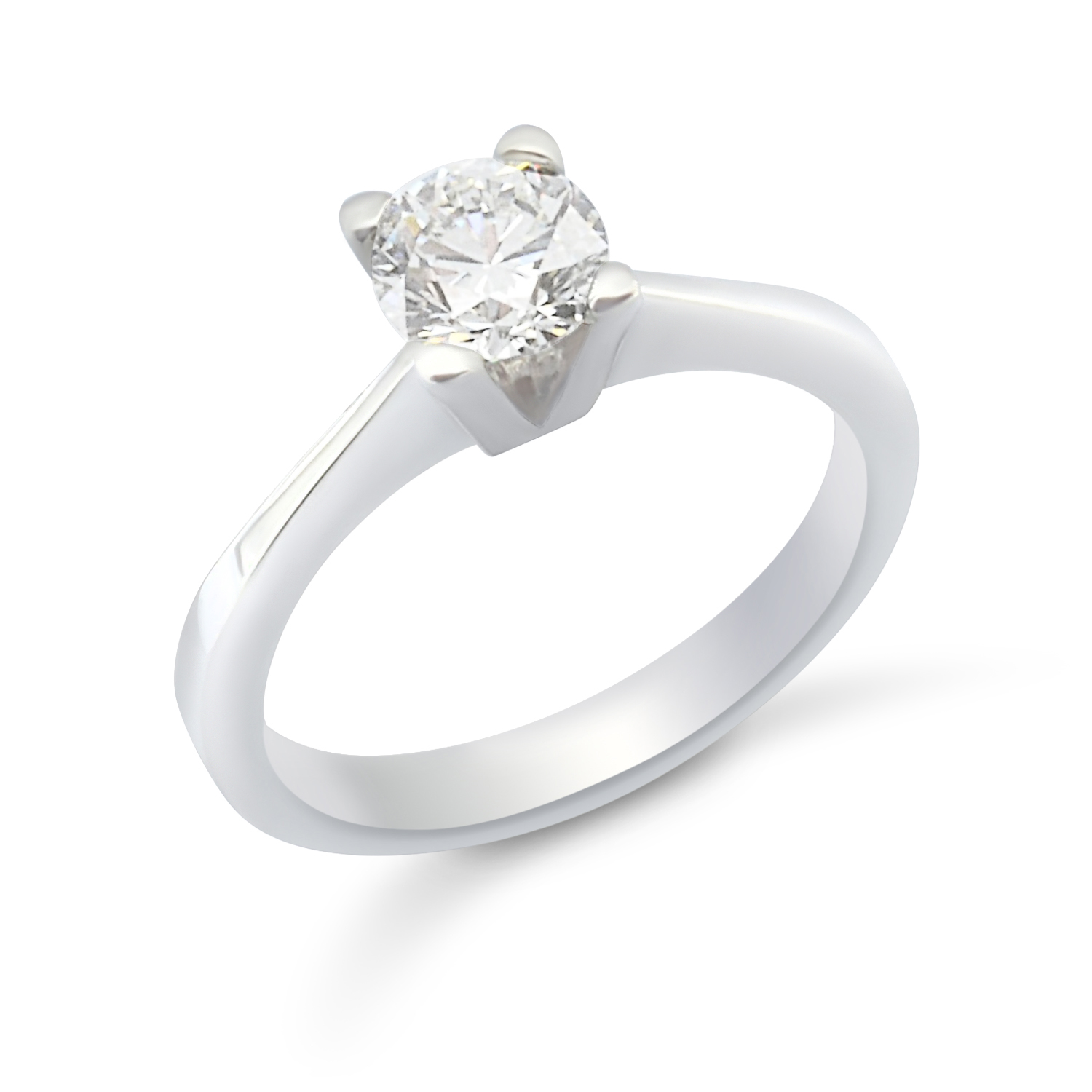 Δαχτυλίδι 18 Καρατίων με Φυσικό Διαμάντι 0.80ct F/VS1