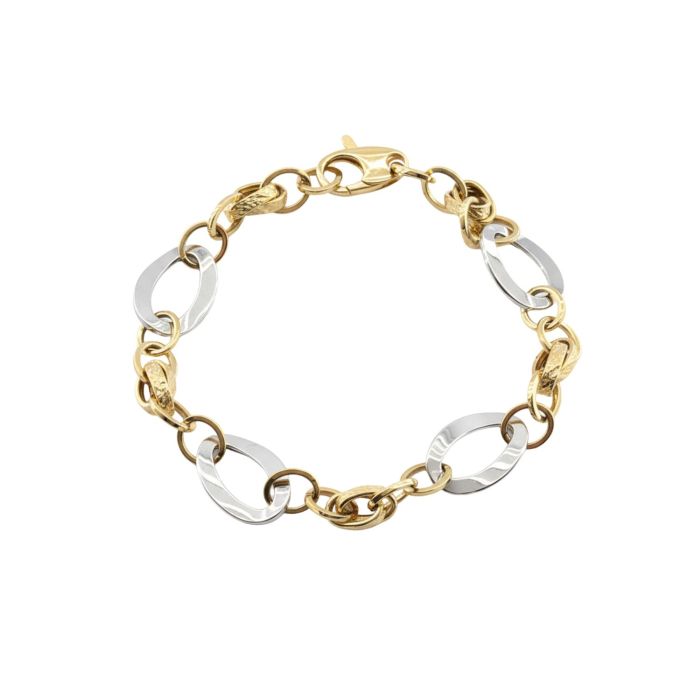 Βραχιόλι Aurelia Δίχρωμος Χρυσός