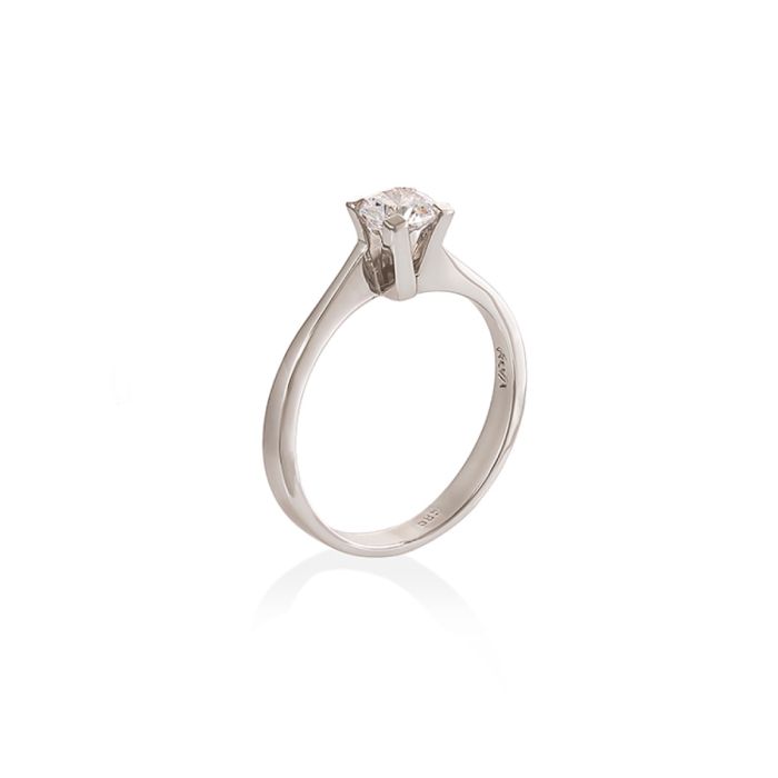 ΜΟΝΟΠΕΤΡΟ ΣΕ ΛΕΥΚΟΧΡΥΣΟ 14 ΚΑΡΑΤΙΩΝ ΜΕ ΖΙΡΓΚΟΝ(I001645)