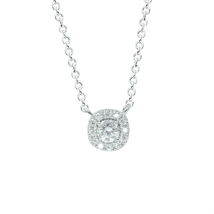 ΚΟΛΙΕ ΛΕΥΚΟΧΡΥΣΟ 18 ΚΑΡΑΤΙΩΝ ΜΕ ΜΠΡΙΓΙΑΝ (NATURAL DIAMOND) (ΚΟ01116)