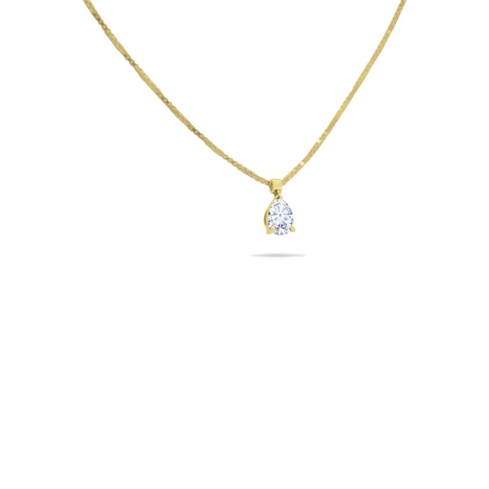 ΚΟΛΙΕ 18Κ ΜΕ ΜΠΡΙΓΙΑΝ 0.39 CT. (NATURAL DIAMOND) (KO01587)