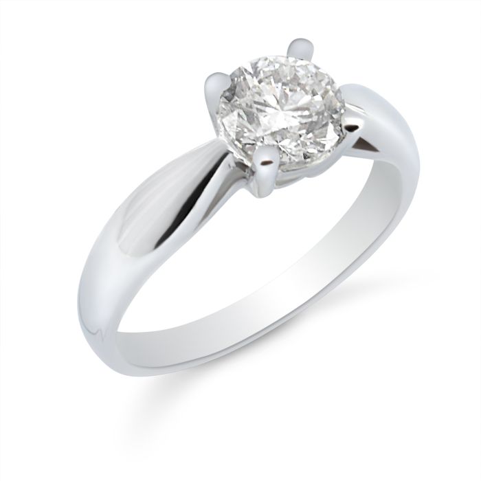 Δαχτυλίδι 18 Καρατίων με Φυσικό Διαμάντι 1.00ct F/VS2