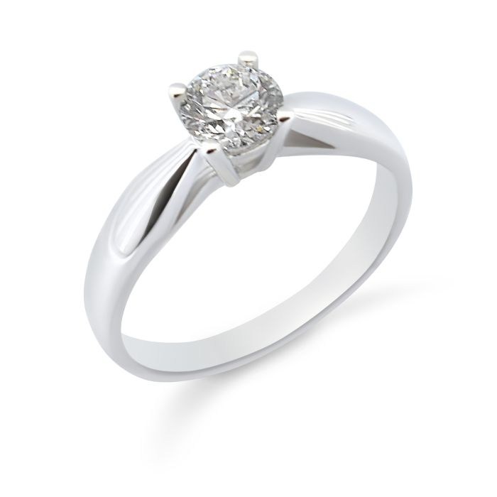 Δαχτυλίδι 18 Καρατίων με Φυσικό Διαμάντι 0.60ct G/VS1