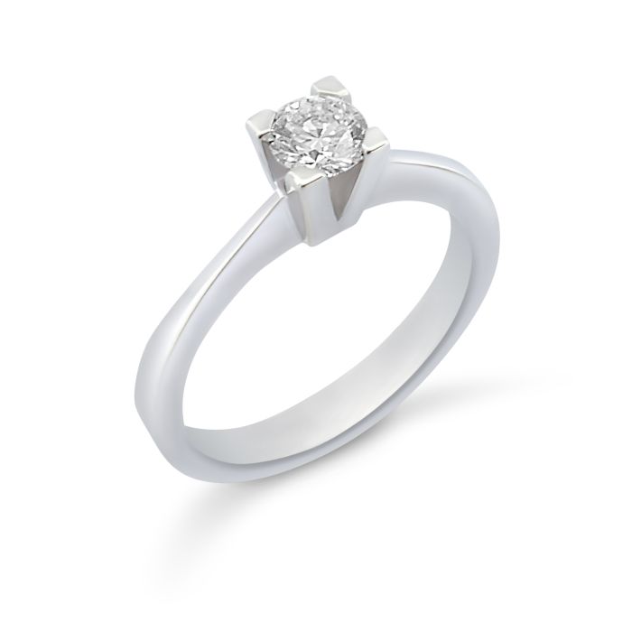 Δαχτυλίδι 18 Καρατίων με Φυσικό Διαμάντι 0.40ct F/VS2