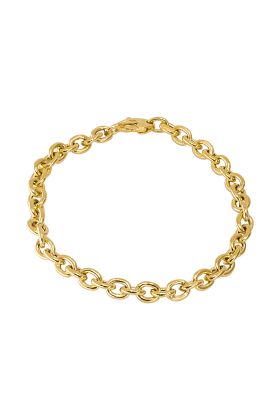 Βραχιόλι ΑΑλυσίδα από Χρυσό 14 Καρατίων