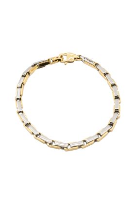 Αντρικό Χρυσό Βραχιόλι 18Κ Δίχρωμο - Δύναμη & Κομψότητα