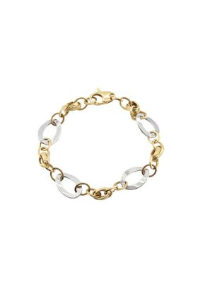 Βραχιόλι Aurelia Δίχρωμος Χρυσός