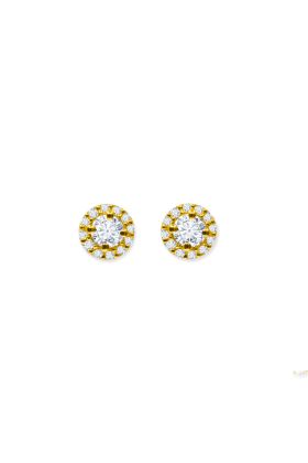 ΧΡΥΣΑ ΣΚΟΥΛΑΡΙΚΙΑ 18 ΚΑΡΑΤΙΩΝ ΜΕ ΚΕΝΤΡΙΚΟ ΜΠΡΙΓΙΑΝ 0,31CT.(I001637)