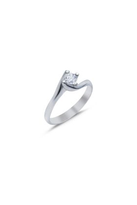 ΛΕΥΚΟΧΡΥΣΟ ΔΑΧΤΥΛΙΔΙ 18Κ ΜΕ ΜΠΡΙΓΙΑΝ 0,24CT.(I001724)