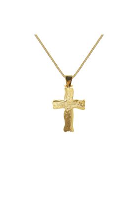 ΣΤΑΥΡΟΣ ΣΕ ΚΙΤΡΙΝΟ ΧΡΥΣΟ 14 ΚΑΡΑΤΙΩΝ (I002637)