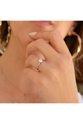 ΜΟΝΟΠΕΤΡΟ ΣΕ ΛΕΥΚΟΧΡΥΣΟ 14 ΚΑΡΑΤΙΩΝ (I003010)