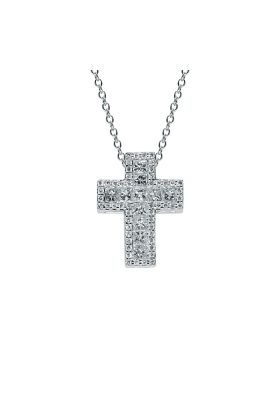 ΣΤΑΥΡΟΣ ΣΕ ΛΕΥΚΟΧΡΥΣΟ 18 ΚΑΡΑΤΙΩΝ ΜΕ ΜΠΡΙΓΙΑΝ (I003106)