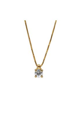 ΧΡΥΣΟ ΚΟΛΙΕ 18Κ ΜΕ ΜΠΡΙΓΙΑΝ 0,20CT. (NATURAL DIAMOND) (I003576)