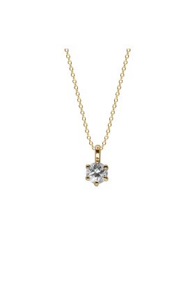 ΧΡΥΣΟ ΚΟΛΙΕ 18Κ ΜΕ ΜΠΡΙΓΙΑΝ 0,15CT. (NATURAL DIAMOND) (I003579)