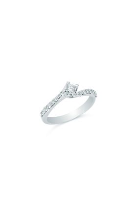ΔΑΧΤΥΛΙΔΙ ΣΕ ΛΕΥΚΟΧΡΥΣΟ 18Κ ΜΕ ΜΠΡΙΓΙΑΝ 0,40 CT. (NATURAL DIAMOND) (I003895)