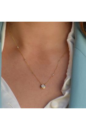 ΧΡΥΣΟ ΚΟΛΙΕ 18Κ ΜΕ ΜΠΡΙΓΙΑΝ 0,35 CT. (NATURAL DIAMOND) (I003925)