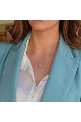 ΚΟΛΙΕ ΣΕ ΛΕΥΚΟΧΡΥΣΟ 18Κ ΜΕ ΜΠΡΙΓΙΑΝ 0,51 CT. (NATURAL DIAMOND) (I003926)