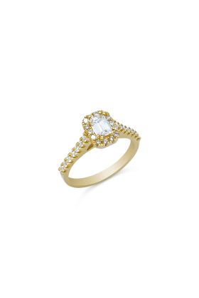 ΧΡΥΣΟ ΔΑΧΤΥΛΙΔΙ 18Κ ΜΕ ΜΠΡΙΓΙΑΝ 0,79 CT. (NATURAL DIAMOND) (I004040)