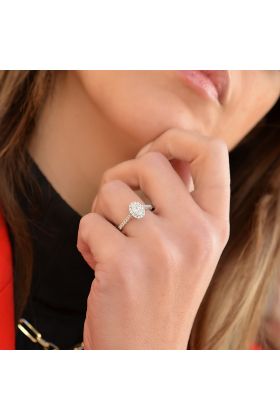 ΜΟΝΟΠΕΤΡΟ ΣΕ ΛΕΥΚΟΧΡΥΣΟ 18Κ ΜΕ ΜΠΡΙΓΙΑΝ 0,81 CT. (NATURAL DIAMOND) (I004045)