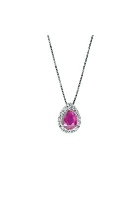 ΚΟΛΙΕ 18Κ ΜΕ ΡΟΥΜΠΙΝΙ ΚΑΙ ΜΠΡΙΓΙΑΝ(ΚΟ00538)