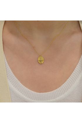ΧΡΥΣΟ ΚΟΛΙΕ 18Κ ΜΕ ΜΠΡΙΓΙΑΝ(I001661)