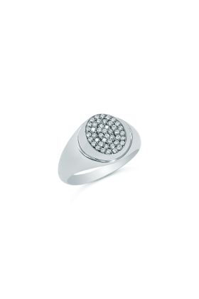 ΛΕΥΚΟΧΡΥΣΟ ΔΑΧΤΥΛΙΔΙ 18Κ ΜΕ ΜΠΡΙΓΙΑΝ 0.35 CT(NATURAL DIAMOND) (ΔΑ01491)