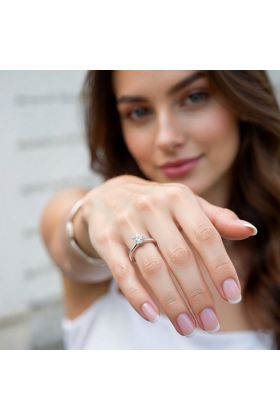 Δαχτυλίδι 18 Καρατίων με Φυσικό Διαμάντι 0.70ct G/VS2