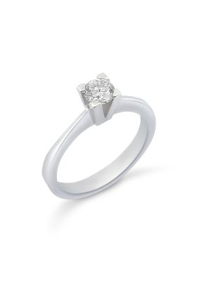 Δαχτυλίδι 18 Καρατίων με Φυσικό Διαμάντι 0.40ct F/VS2