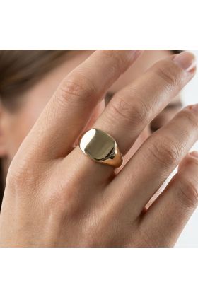 Οβάλ Δαχτυλίδι Σφραγίδα Aurelius Οργανικής Φόρμας