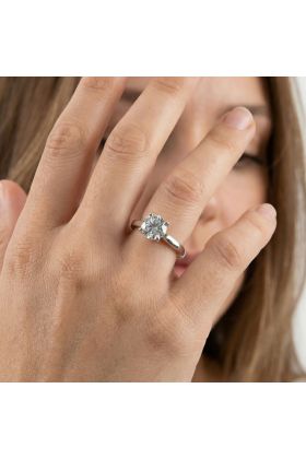 Κλασικό Δαχτυλίδι Μονόπετρο Aurelia