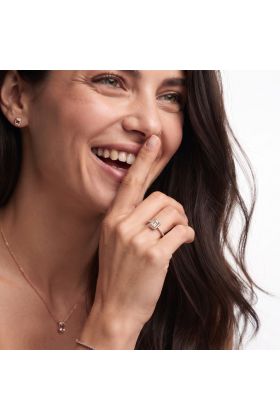 Δαχτυλίδι 18Κ με Φυσικό Morganite Emerald Cut και Φυσικά Διαμάντια
