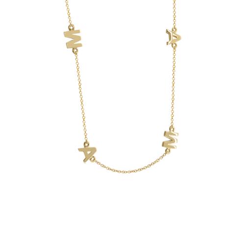 14K Gold "Mama" Necklace NECKLACE